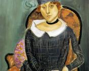 亨利 马蒂斯 : 戴驼鸟羽毛帽子的女人